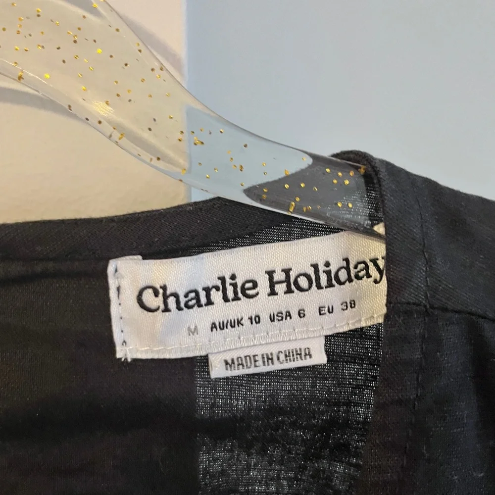 Charlie Holiday Black Midi Dress - Picture 8 of 9
